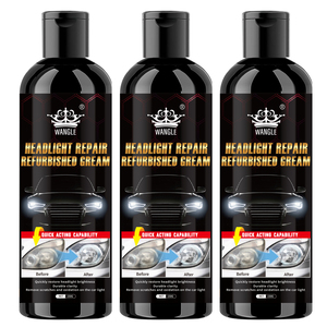 Kit de Restauración de Faros de Coche de Alta Protección, Limpiador de Faros, Eliminador de Amarillamiento y Oxidación - Product Image 1