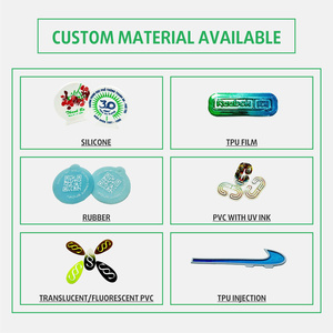 Etiqueta de llavero de silicona práctica y elegante para accesorios y parches de sombrero - Product Image 5