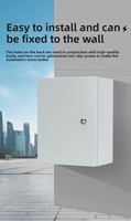 Boîte de commande en acier au carbone anti-corrosion, armoire intelligente pour compteurs, pour systèmes d'énergie solaire