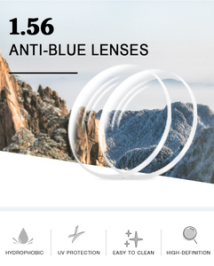 <span class=keywords><strong>Cristales</strong></span> fotocromáticos de corte azul, bloque súper hidrofóbico, rayos uv420 1,56, lentes ópticas - Product Image 6