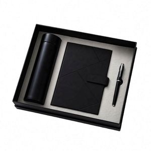 Customized Logo Premium PU Leather Notebook and Pen Gift Set With Water Bottle Business Diary A5 Journal Corporate Gift <b>Box</b> Set - Product Image 2