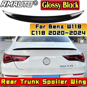 สปอยเลอร์หลังสำหรับรถยนต์ Mercedes Benz CLA W118 C118 CLA180 CLA200 CLA45 ปี 2020-2024 ชุดแต่งสปอยเลอร์ฝากระโปรงท้าย อุปกรณ์ตกแต่งรถยนต์ - Product Image 1