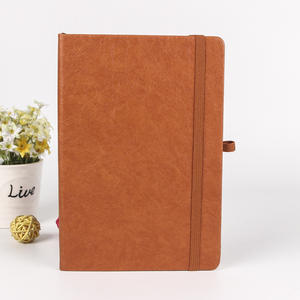 Pu Leather Sewing Linen Soft Cover Notepad Printing Custom Logo Notebook A5 Brown Diary <b>Dotted</b> Blank <b>Journal</b> Planner - Product Image 1
