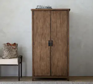 मध्य सदी के आधुनिक बेडरूम फर्नीचर लकड़ी की अलमारी कोठरी armoire Armario डे madera