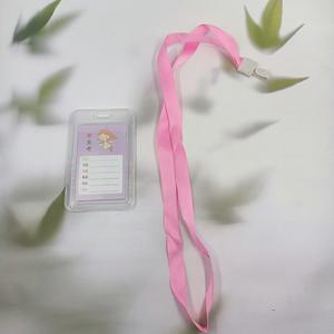 Porte-cartes transparent épaissi avec cordon pour cartes d'accès au bus, cartes repas étudiantes, badges scolaires, permis de travail, étiquettes et colliers de fixation. - Product Image 3