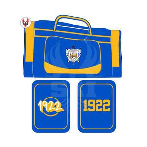 Sac de voyage en toile de polyester brodé pour femmes de la sororité Sigma Gamma Rho |   Sac de voyage personnalisé pour femmes, broderie de la sororité SGRho - Product Image 6