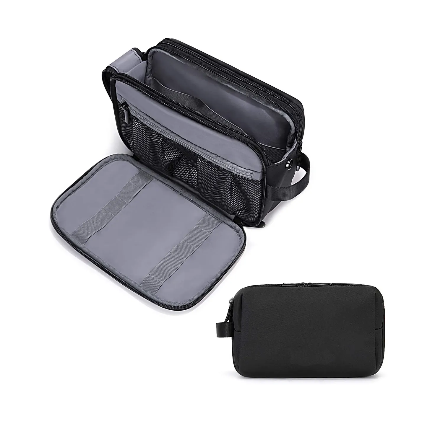 Hot sell custom Travel Toiletry Organizer Dopp Kit Water-resistant Shaving Bag for Toiletries Accessories Toiletry Bag for Men