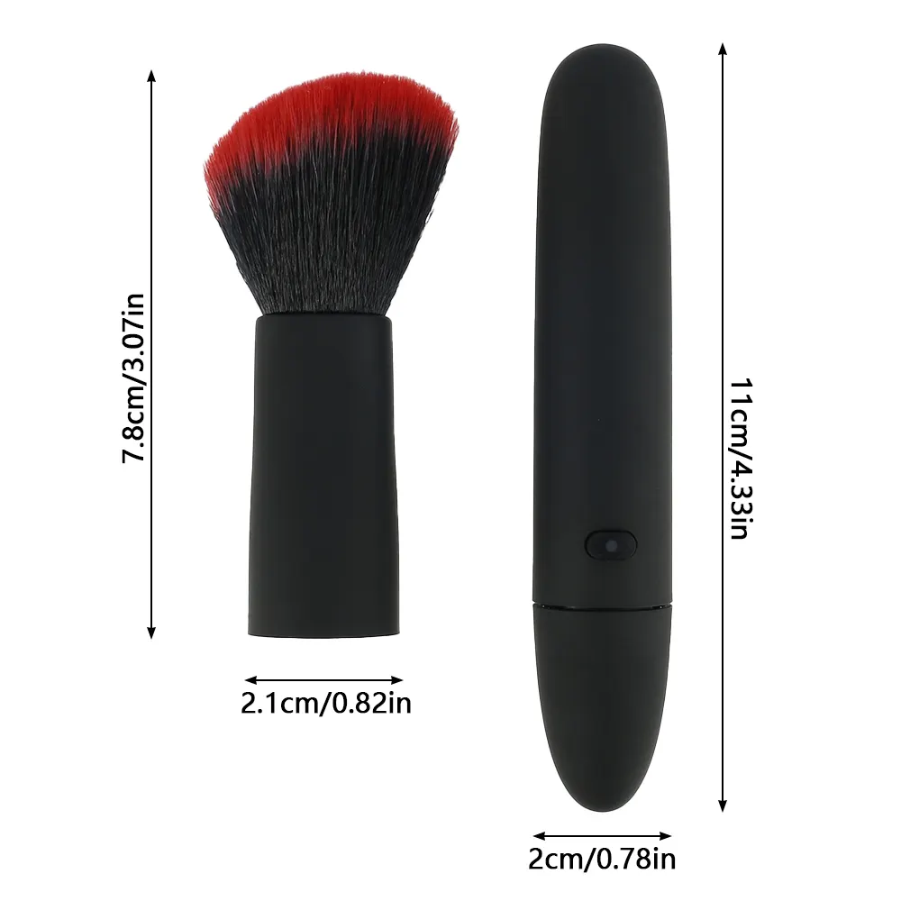 Makeup Brush Vibrator Discreet Sex toy for Woman Vagina Vibrating Female Clitoris Stimulator Powerful Bullet Vibrator%