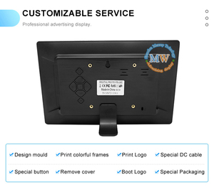 เครื่องเล่นโฆษณาดิจิทัล LCD ขนาด 10 นิ้ว สำหรับร้านค้าปลีก พร้อมจอแสดงผลภาพและวิดีโอแบบดิจิทัล - Product Image 3