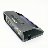 Solar TPMS 6-Rad-Reifendruckkontrollsystem mit externen Sensoren für LKW und Wohnmobile, Typ-C-Ladung, Echtzeit-Alarm, 9,9 Bar