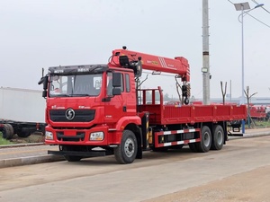 Grúa sobre camión 6x4 con grúa instalada de 6, 8 y 10 toneladas, precio de grúa telescópica montada en camión para construcción - Product Image 5