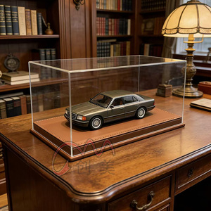 Nouvelle conception, prise USB personnalisée, échelle 1/18 1/24 1/64, bande lumineuse LED cachée, modèle de voiture, acrylique résistant aux rayures, incassable, présentoir - Product Image 4