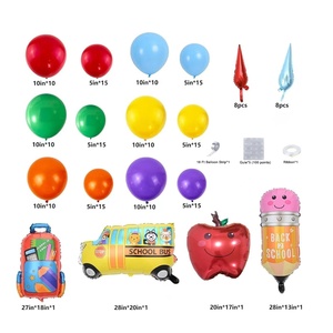 Kit de Guirnalda de Globos para el Regreso a Clases, Globos Arcoíris para el Primer Día de Clases, Decoración para la Bienvenida al Jardín de Infancia y Fiestas Escolares - Product Image 2