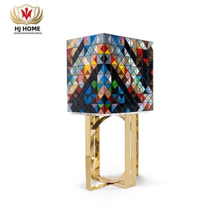 HJ Home Sala de estar comedor lujo moderno almacenamiento de madera colorido hecho a mano vino gabinetes Boca Do <span class=keywords><strong>Lobo</strong></span> Pixel gabinete - Product Image 2