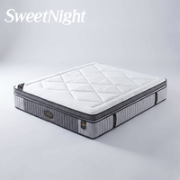 Matelas de luxe 5 étoiles pour hôtel, ressorts ensachés individuels, latex, convertible, pour chambre à coucher, tailles King et Queen