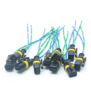 Faisceau de câblage pour relais automobile, connecteur en nylon PVC caoutchouc pour remplacement et réparation du démarreur Bosch EFI - Product Image 1