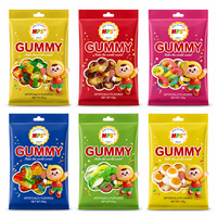 Fabricants de confiseries en Chine Vente en gros Bonbons à la gelée fruités et aigre en vrac Halal Bonbons et bonbons gommeux Collations