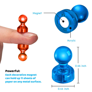 Kleiner Runder Farbiger Magnet Ferrit-Magnet Druckknopfmagnet für Büro-<span class=keywords><strong>Tafel</strong></span> - Product Image 5