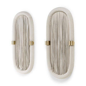 Miroirs muraux décoratifs ovales uniques de luxe pour chambre à coucher, décoration intérieure, miroirs muraux de luxe italiens DV-BLANCHE-01-VISIO - Product Image 3