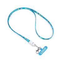 Cable de Carga USB-C con Correa para el Cuello de 1.35m, Regalos Empresariales Populares, Cable de Carga Rápida con Logotipo Personalizado