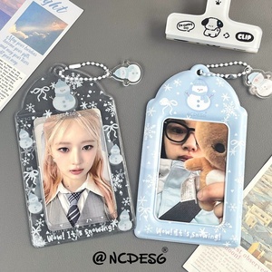 Portafotos Kpop Personalizados con Impresión Personalizada, MOQ Pequeño, Forma Regular, PVC, Estilo Coreano, con Tachuelas, para Tarjetas de Estudiante - Product Image 2
