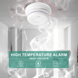 Phù hợp với anh <span class=keywords><strong>CE</strong></span> chứng nhận 5446 được xây dựng trong 10 năm Pin 220V-240V hardwired nhiệt Detector cháy tedector nhiệt báo động - Product Image 2