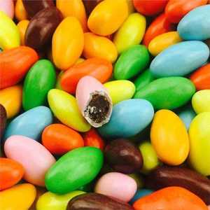 Vente en gros en vrac 2.5kg Mini bonbons chocolats colorés en forme d'olive au <span class=keywords><strong>cacao</strong></span> - Product Image 3
