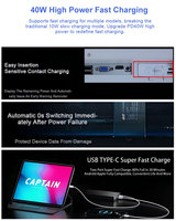 23.8 Inch All-in-One PC Slim Desktop Computer Core i3 10110U 16GB 512GB SSD AIO Computer All in One Pc Gaming with UPS Battery