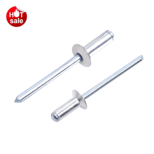 Rivets aveugles M4.8 au design unique, rivets à percussion en aluminium, fer, acier, revêtement zinc, fixations en acier inoxydable, fabricant d'usine - Product Image 1