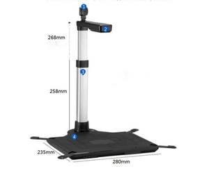 Escáner de documentos de cámara dual portátil Escáner de Banco <span class=keywords><strong>A3</strong></span> barato Interfaz USB Fuente de luz CMOS - Product Image 5