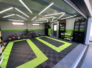 Grille de sol multifonctionnelle pour lavage de voitures, solution de conception graphique en mosaïque plastique pour sol de magasin 4S, <span class=keywords><strong>tapis</strong></span> de sol pour magasin - Product Image 5