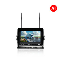 Caméra de recul sans fil WiFi magnétique pour voiture avec batterie intégrée rechargeable pour SUV camion