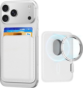 Porta Tarjetas Magnético Compatible con <span class=keywords><strong>iPhone</strong></span> <span class=keywords><strong>12</strong></span> - 17, Hecho de PU, con Función para Teléfonos Apple - Product Image 4