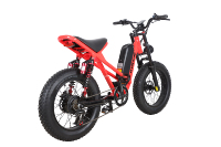 Bicicleta Eléctrica de Montaña BAOLUJIE B23 con Llantas Gruesas de 20 Pulgadas, Motor Trasero de 1500W, Batería de Litio, Alta Velocidad