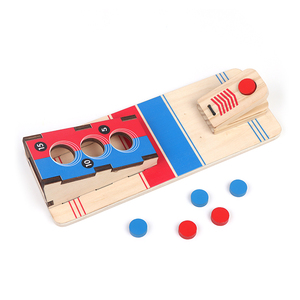 2026 Веселая деревянная стрельба игра мини настольная битва игра для детей - Product Image 5