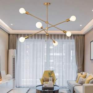 Luminaire suspendu de style nordique moderne minimaliste, lampe moléculaire magique de luxe pour salon, salle à manger, lustre, luminaires suspendus - Product Image 1