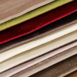 Vải Nhung Lông Bọc Tùy Chỉnh Vải Nhung Ý Sang Trọng 200gsm 100% Polyester Trực Tuyến Cho Ghế Sofa Dệt Tại Nhà