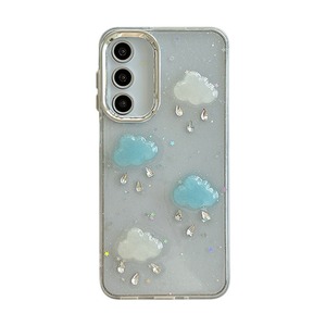 <span class=keywords><strong>Coque</strong></span> de téléphone antichoc transparente à paillettes et strass, motif nuage, cerise et étoile, esthétique fraîche pour <span class=keywords><strong>Samsung</strong></span> Galaxy S26 S25 S24 A05 - Product Image 6
