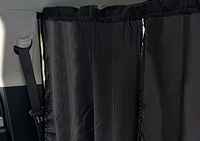 Pare-soleil rétractable pour vitre arrière de voiture, occultant à 100 %, en polyester, rideau de confidentialité, installation par clipser, compatible avec 99 % des véhicules