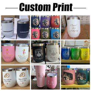 Bicchieri Personalizzati all'Ingrosso per Matrimonio da 12oz a Forma di Uovo Idea Regalo Tazza da Viaggio Rosa Bicchiere Termico Sottovuoto Borraccia Termica Tumbler da Vino con Coperchio e Cannuccia - Product Image 4