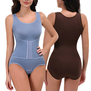 <span class=keywords><strong>2025</strong></span> Mô Hình Mới Bodysuit Shapewear Hai-Mảnh Tummy Kiểm Soát Body Shaper Sau Sinh Giảm Béo Vỏ Bọc Với Eo Huấn Luyện Viên - Product Image 3