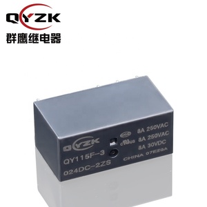 24V DC 8AMP 250VAC 8A 30VDC 8 Pins 0.4W güç rölesi 2 * JQX-115F değerlendirme yük az miktarda alternatif röleleri - Product Image 4