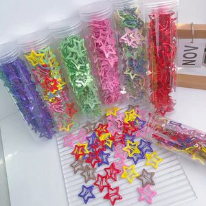 100 Piezas de Pinzas para el Cabello con Forma de Estrella para Niñas, Accesorio para el Cabello Infantil, Pinza para Flequillo con Forma de Estrella de Cinco Puntas para Bebés - Product Image 4