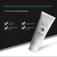 Crème au gel de carbone 80ml pour éclaircir le teint et éliminer les points noirs, nettoyage en profondeur, nourrissante et soin de la peau