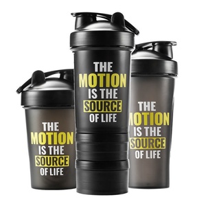 Eco-Friendly Fitness Shaker Cup Large-Capacity Portable Measuring Plastic Shaker Bottle - Product Image 5