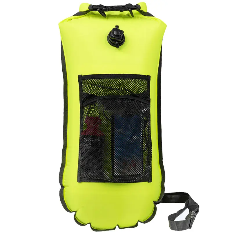 Wasserdichte PvC aufblasbare Schwimm-Seesurfpaddel-Sicherheits-Float-Lufttrockentasche für Kajakfahren Schnorcheln ebenes Tauchgang