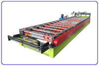 Machine de formage à froid automatique pour tôles trapézoïdales de toiture et de mur, 1200 mm, avec moteur et pompe