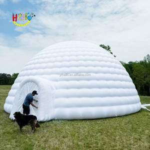 Şişme ticari düğün olay gece kulübü Bar Igloo ışık ile şişme gece kulübü - Product Image 5