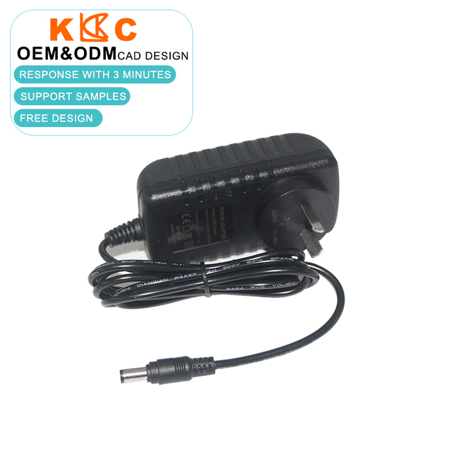 HKKUNCAN AU Power Adapter 100-240V Input AC-DC 12V 2A 24W Plug-In for CCTV LED Driver /FCC Certified 3-Year Warranty