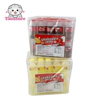 Boisson gélifiée en forme de bouteille, saveur fruitée, pudding gélifié, collation sucrée pour enfants, bonbons